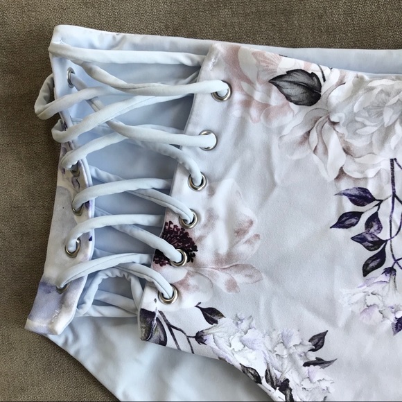 Floral/Pastel Reversible TiniBikini Swimsuit - Picture 10 of 16